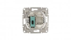 Sedna Gniazdo komputerowe pojedyncze RJ45 kat.5e UTP satynowe SDN4300168