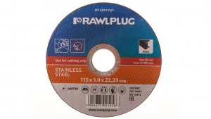 Ściernica korundowa do cięcia i szlifowania stali nierdzewnej 115x22,23mm RT-CDI-115/1