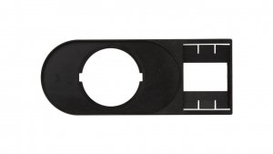 Tabliczka opisowa 75x30mm czarna prostokatna M22S-STDD-X 216394 /10szt./
