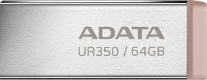 Adata Pendrive UR350 64GB USB3.2 Gen1 Metal brązowy 