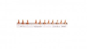 Szyna prądowa łączeniowa - sztyftowa 3-fazowa 80A 12 modułów 16 mm - pod zabezp. różnicowo-prądowe 81998206