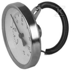 Termometr bimetaliczny przylgowy ATh 63F, fi 63 mm, 0-120&deg;C, kl. 2,0 63822