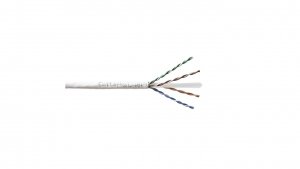 Kabel Emiter Net UTP (U/UTP) kat.6 450MHz drut 4x2x23 AWG LS0H K/EMITERNET-UTP6LSOH /305m/