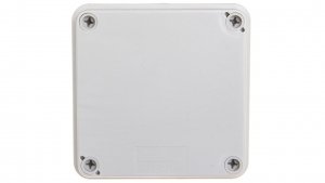 Puszka hermetyczna natynkowa 108x108x56mm IP65 szara PH-1A.1 28.11