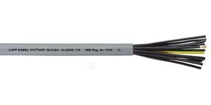 Przewód sterowniczy OLFLEX CLASSIC 110 4G6 żyły czarne numerowane 500V bęben 1119604