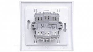 KIER Łącznik schodowy podwójny biały ŁP-10W/00
