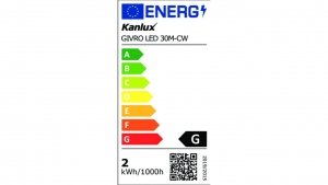Wąż świetlny 210 DC GIVRO LED 30M-CW 2W/M 120lm/m 6500K IP65 rolka 30mb Odporność UV zasilanie przelotowe 38579
