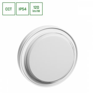 PASTILO 15W CCT 230V 120st IP54 IK10 221x47mm BIAŁY OKRĄGŁA