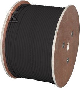 Kabel ALANTEC kat. 5e U/UTP PE Fca 500m zewnętrzny żelowany czarny 4PR