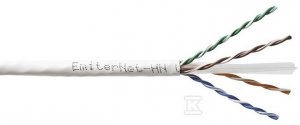 Kabel sieciowy Emiter Net UTP (U/UTP) kat. 6 450 MHz, drut 4x2x23 AWG,LS0H . K/EMITERNET-UTP6LSOH