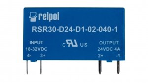 Przekaźnik półprzewodnikowy 1P 24VDC/2A Ustre= 18-32V DC RSR30-D24-D1-02-040-1 2611997