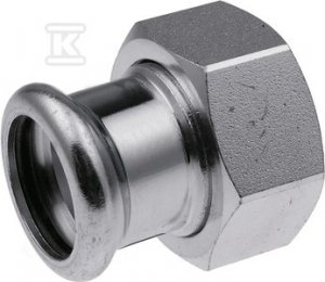 Półśrubunek z płaskim uszczelnieniem GW Steel - 22 G1 1509106002