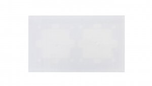 Simon Touch ramki Panel dotykowy S54 Touch, 2 moduły, 1 pole dotykowe   1 pole dotykowe, biała perła DSTR211/70