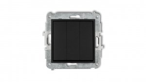 ICON Mechanizm łącznika potrójnego czarny mat 12IWP-7