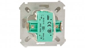 Simon Basic Łącznik jednobiegunowy z podświetleniem, szybkozłącza, biały BMW1L.01/11