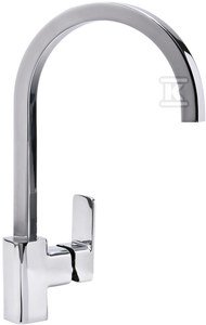 Bateria kuchenna Loft stojąca jednootworowa z dźwignią z boku chrom 2454960