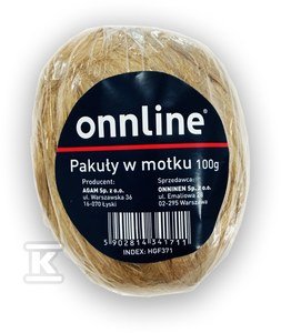 PAKUŁY LNIANE W MOTKU 100G ONNLINE