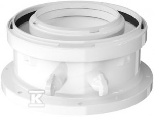 Adapter powietrzno-spalinowy z króćcami pomiarowymi O60/100 7738112636