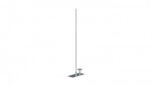 Maszt odgromowy aluminiowy z metalową podstawą 2,0m 43.2/M AL /94382009/