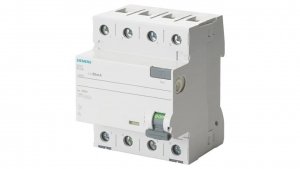 Wyłącznik różnicowoprądowy 4P 40A 0,03A typ A 30mA 400V SENTRON 5SV3344-6
