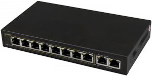 SWITCH POE PULSAR SG108 10-PORTÓW (8xPoE + 2xUPLINK)