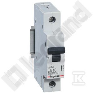 Wyłącznik nadprądowy RX3 1P B 10A 6000A 419134
