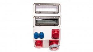 Rozdzielnica stacjonarna SUWAŁKI 63A/5P 32A/5P 2x16A 250V IP44 9027377W