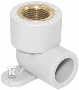 Kolanko PP 90st GW montowane na ścianie 25/34