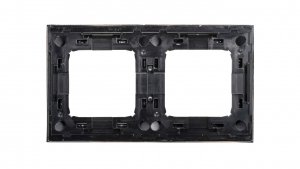Simon 54 Premium Ramka podwójna metalowa chrom DR2/63
