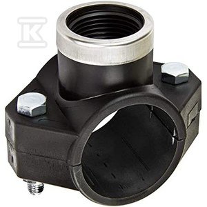 SIODŁO ZACISK.PP 32X1/2  GW,2 ŚRUB.DO