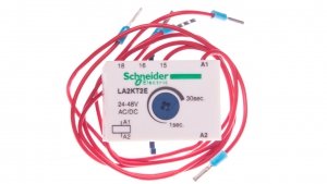Blok styków zwłocznych 1-30s 1P 24-48V DC LA2KT2E