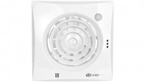 Wentylator osiowy fi 100 230V 7,5W 97m3/h 25dB z timerem i czujnikiem ruchu 100QUIETTP