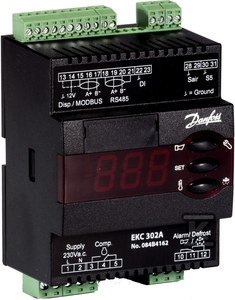 Termostat EKC 302D (Modbus) z przekaźnikiem alarmu