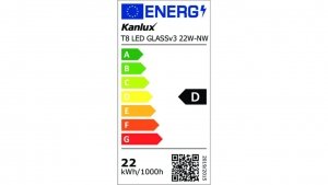 Świetlówka LED T8 G13 1512mm GLASSv3 22W-NW 3080lm 4000K barwa neutralna 26058