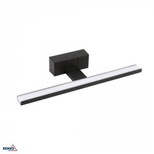 KINKIET LED KEIRA 8W 4000K 40CM IP44 CZARNY