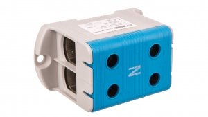 Złączka szynowa 1-torowa ZJUN 2x150 niebieska R34RR-07010021601