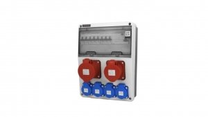 Rozdzielnica TOMEK-S/FI 1x32A/5P 1x16A/5P 4x230V FR IP44 SONDER-FP3016