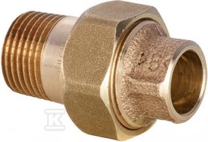 ZŁĄCZKA GRZEJ BRĄZ  4341G 15X1/2  LWX
