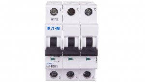 Wyłącznik nadprądowy 3P B 50A 15kA AC FAZ B50/3 278852