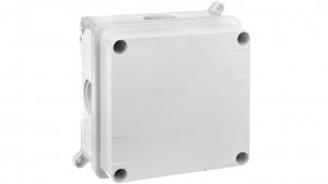 Puszka instalacyjna z dławicami D-25 IP44 125x125x70mm biała PK-5 T-11118 (T-96873)