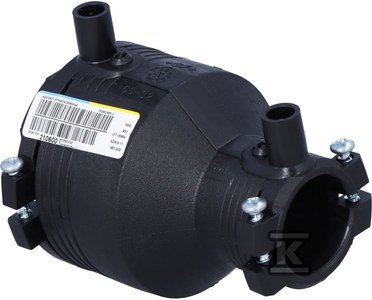Redukcja elektrooporowa d63x32 PE100, SDR11, PN10 gaz/PN16 woda