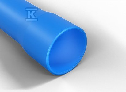 Rura gładkościenna w odcinkach, z kielichem, średnica 110mm QRG 110/5,5 niebieska /6m/