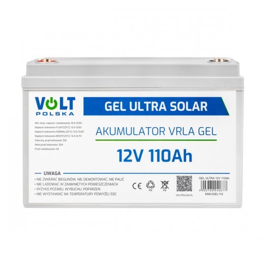 Akumulator GEL VPRO SOLAR 12V 110Ah PREMIUM