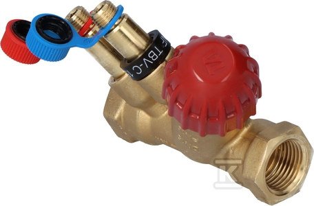 TBV-C - Zawór równoważący i regulacyjny do odbiorników końcowych z regulacją on-off DN15 NF gwinty wewnętrzne 52134115