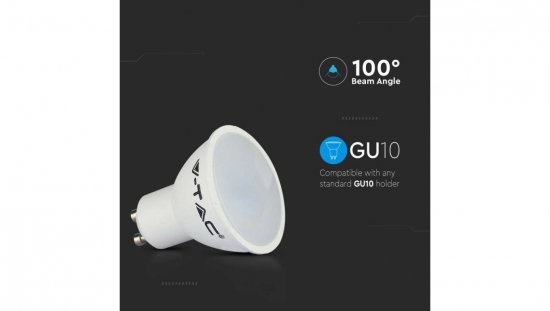 Żarówka LED 4,5W GU10 6500K 400lm 110st. 211687