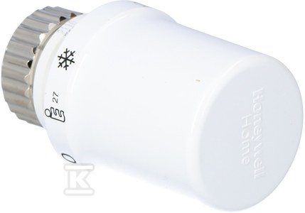 Kompaktowa głowica termostatyczna o gładkiej powierzchni i wysokiej efektywności energetycznej Thera-6, nastawa 6-28oC