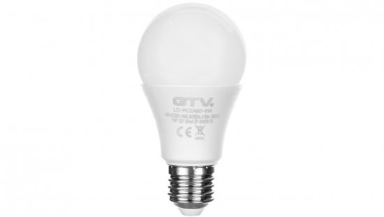 Żarówka LED E27 6W 470lm 3000K AC230V 160st. LD-PC2A60-6W
