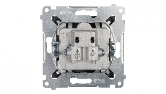 Simon 54 Gniazdo antenowe SAT/SAT/RTV końcowe antracyt DASK2.01/48