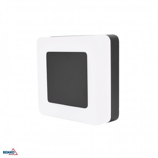 OPRAWA ELEWACYJNA VALIT 8W 3000K 640LM IP65 151X50X151MM KWADRATOWA GRAFIT