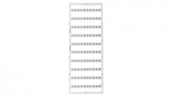 Oznaczniki Mini-WSB 10x 11-20 biały 248-503 /5szt./